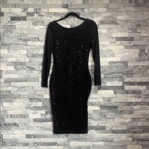 Black sparkly dress